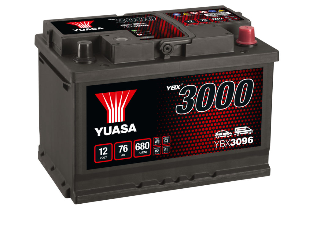 Μπαταρία Αυτοκινήτου YUASA YBX3096 12V 76Ah 680A Yuasa SMF Battery